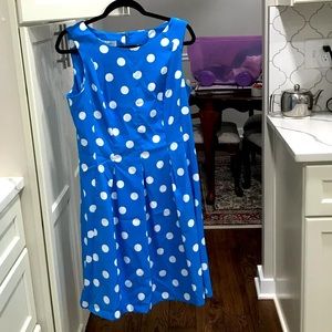 50/60s Blue Polka Dot Dress!